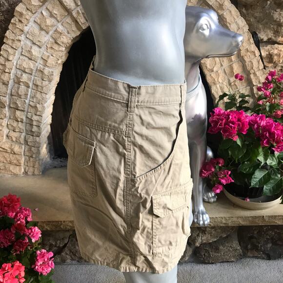 Woolrich Cargo Khaki Tan Cotton Shorts Men's Size 40 - Picture 4 of 6